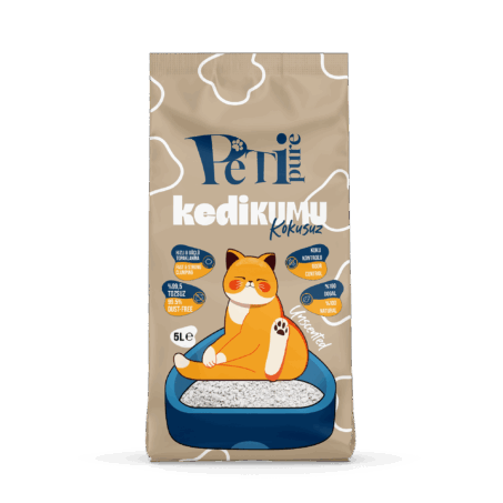 Petipure Doğal Bentonit Kedi Kumu