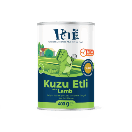 Petipure Jöle İçinde Kuzulu Tam ve Dengeli Yaş Yetişkin Kedi Maması