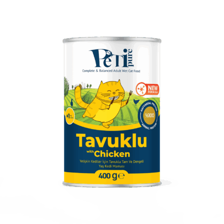 Petipure Jöle İçinde Tavuklu  Tam ve Dengeli Yaş Yetişkin Kedi Maması