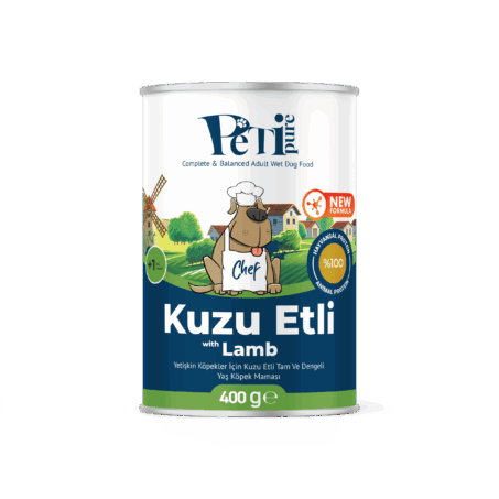 Petipure Jöle İçinde Kuzu Eti Parçalı Yetişkin Yaş Köpek Maması